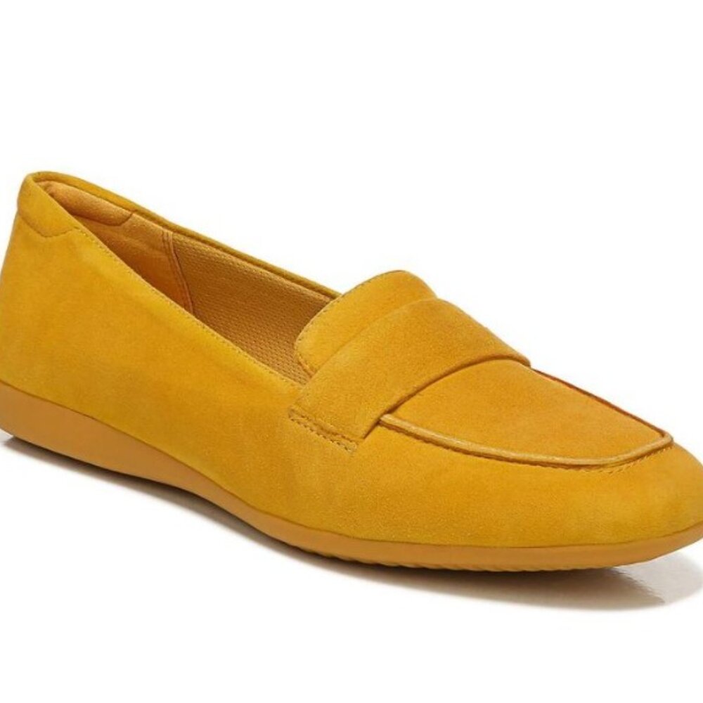 Naturalizer Womens Genn-Flow Comfort Insole Slip On Suede Penny Loafer